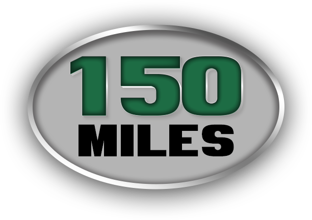 150 miles